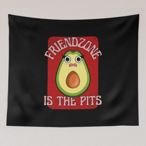 Item preview, Friendzone Is The Pits | Avocado Valentines Day designed and sold by ObsidianDaz.