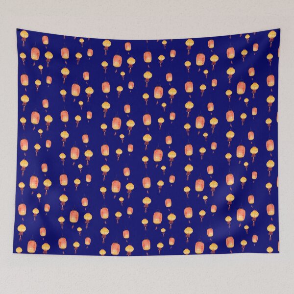 Item preview, Chinese New Year 2025 Lanterns at Night designed and sold by Cozyloft.