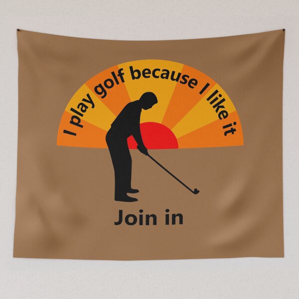 Item preview, Sport - I play golf because I like it - join me designed and sold by mikistudio.