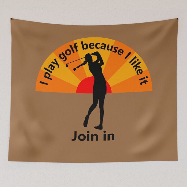 Item preview, Sport - I play golf because I like it - join me designed and sold by mikistudio.