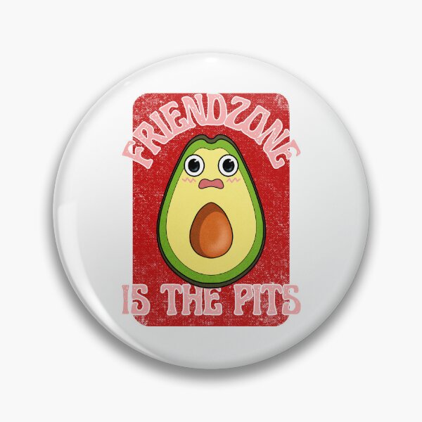 Item preview, Friendzone Is The Pits | Avocado Valentines Day designed and sold by ObsidianDaz.