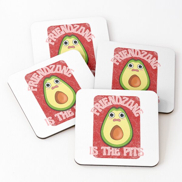 Item preview, Friendzone Is The Pits | Avocado Valentines Day designed and sold by ObsidianDaz.