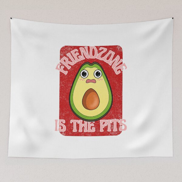 Item preview, Friendzone Is The Pits | Avocado Valentines Day designed and sold by ObsidianDaz.
