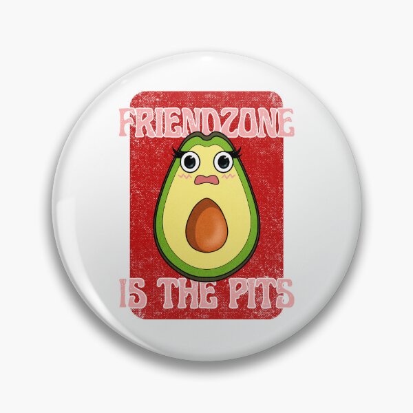 Item preview, Friendzone Is The Pits | Avocado Valentines Day designed and sold by ObsidianDaz.