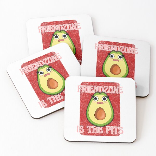 Item preview, Friendzone Is The Pits | Avocado Valentines Day designed and sold by ObsidianDaz.