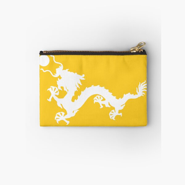 Item preview, White Imperial Chinese Dragon with Yellow Background designed and sold by Mon & Matrix.