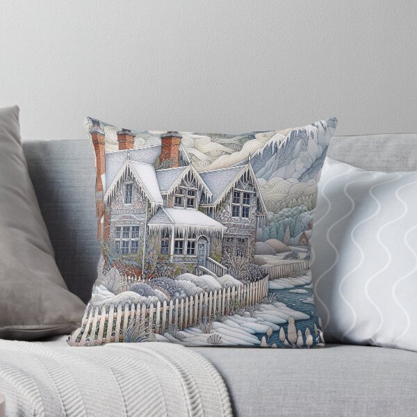 Item preview, Snowy Village designed and sold by M-Y-A-R-T-.