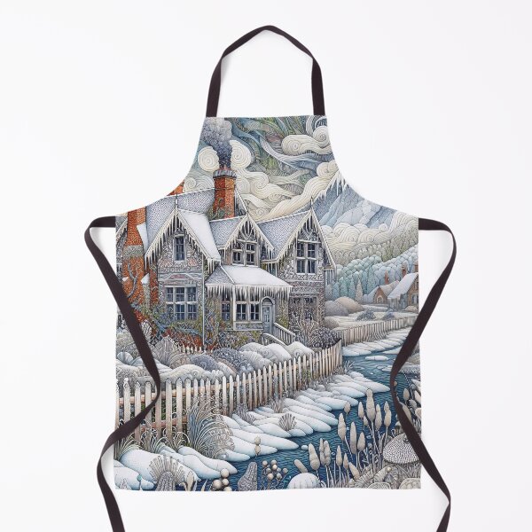 Item preview, Snowy Village designed and sold by M-Y-A-R-T-.