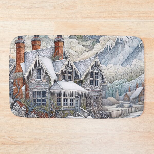 Item preview, Snowy Village designed and sold by M-Y-A-R-T-.