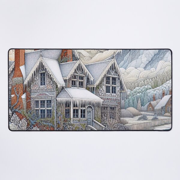 Item preview, Snowy Village designed and sold by M-Y-A-R-T-.