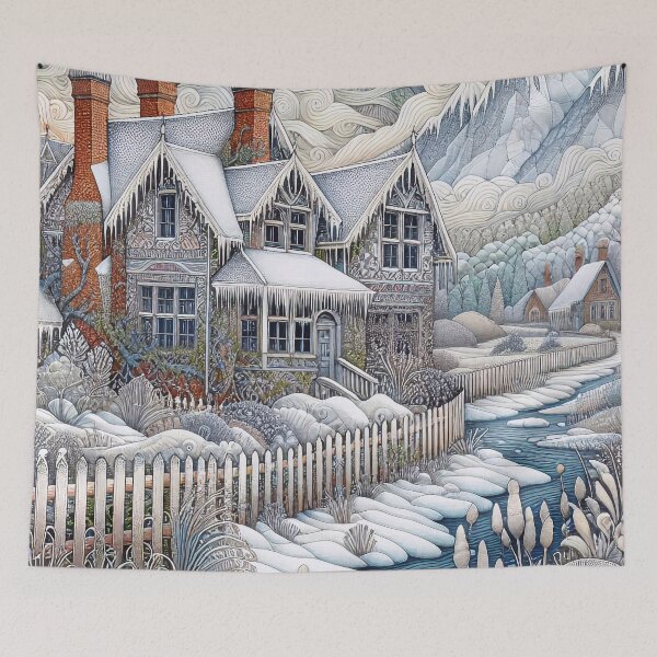 Item preview, Snowy Village designed and sold by M-Y-A-R-T-.
