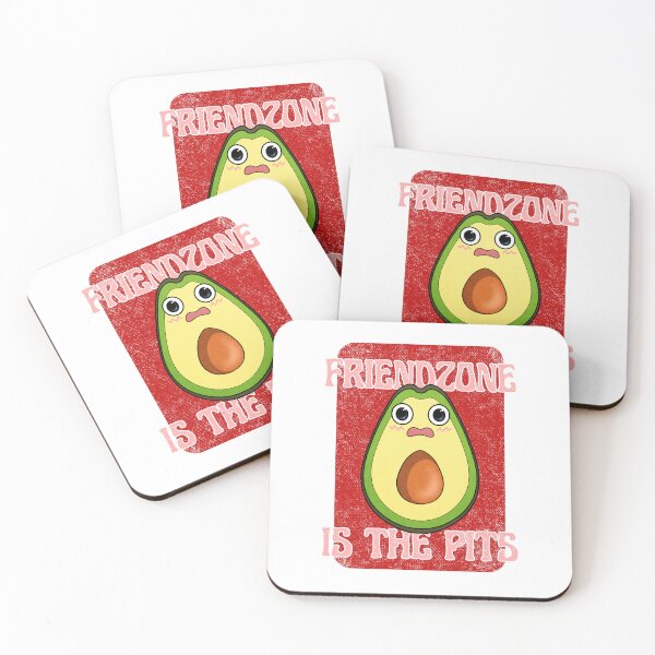 Item preview, Friendzone Is The Pits | Avocado Valentines Day designed and sold by ObsidianDaz.