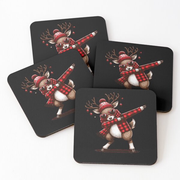 Item preview, Dabbing Dance Reindeer Heart Sunglasses designed and sold by Artistoos.
