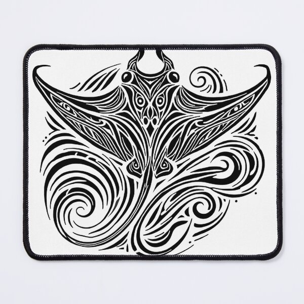 Item preview, Tribal manta ray designed and sold by SpectrumShine.