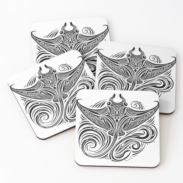 Item preview, Tribal manta ray designed and sold by SpectrumShine.