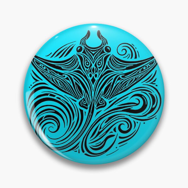 Item preview, Tribal manta ray designed and sold by SpectrumShine.