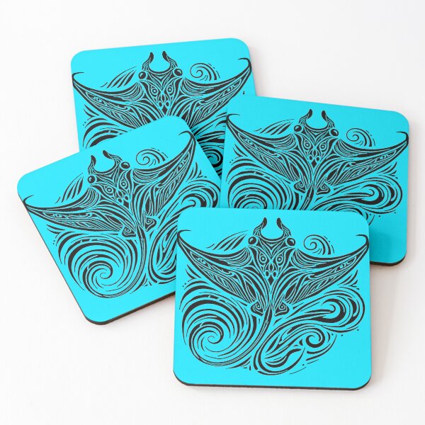 Item preview, Tribal manta ray designed and sold by SpectrumShine.
