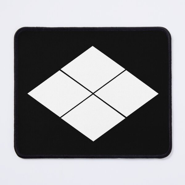 Item preview, White Takeda Clan Mon with Black Background designed and sold by Mon & Matrix.