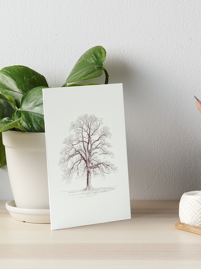 Thumbnail 1 of 2, Art Board Print, Bare Tree designed and sold by Patricks-Art.