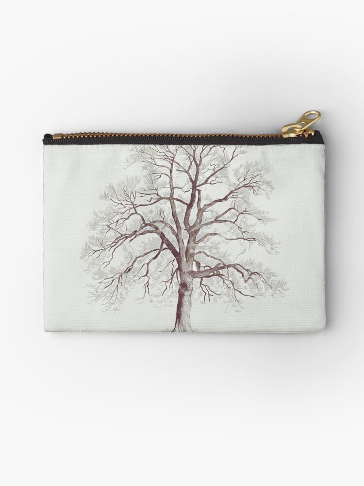 Thumbnail 1 of 4, Zipper Pouch, Bare Tree designed and sold by Patricks-Art.