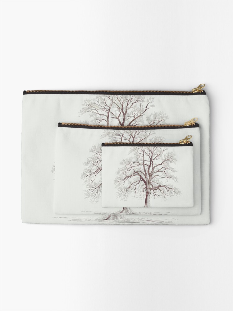 Thumbnail 2 of 4, Zipper Pouch, Bare Tree designed and sold by Patricks-Art.