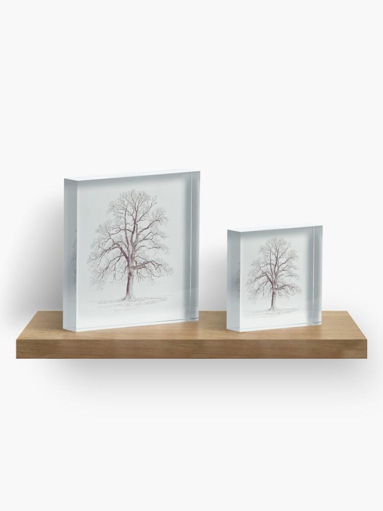 Thumbnail 4 of 5, Acrylic Block, Bare Tree designed and sold by Patricks-Art.