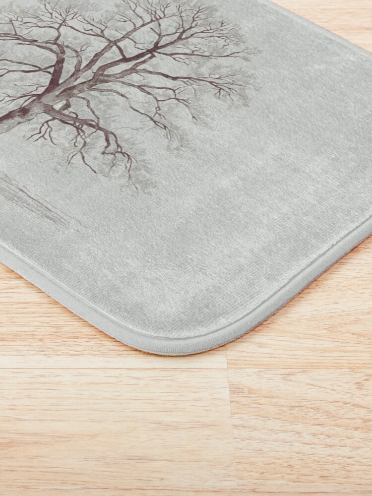 Thumbnail 3 of 6, Bath Mat, Bare Tree designed and sold by Patricks-Art.