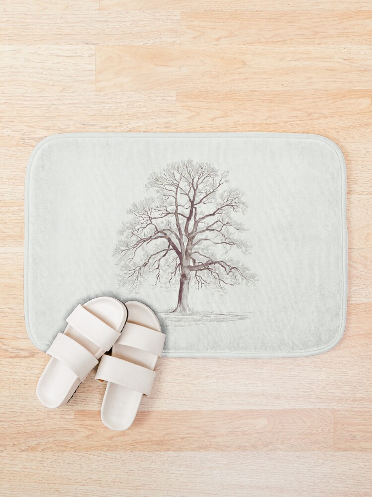 Thumbnail 1 of 6, Bath Mat, Bare Tree designed and sold by Patricks-Art.
