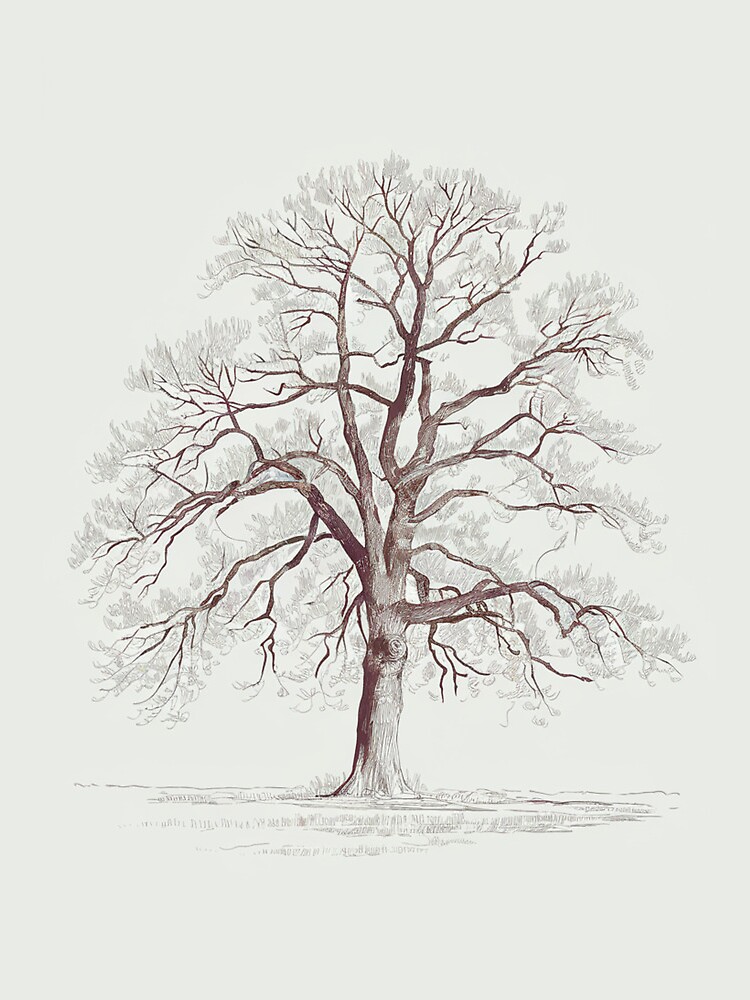 Thumbnail 3 of 3, Drawstring Bag, Bare Tree designed and sold by Patricks-Art.
