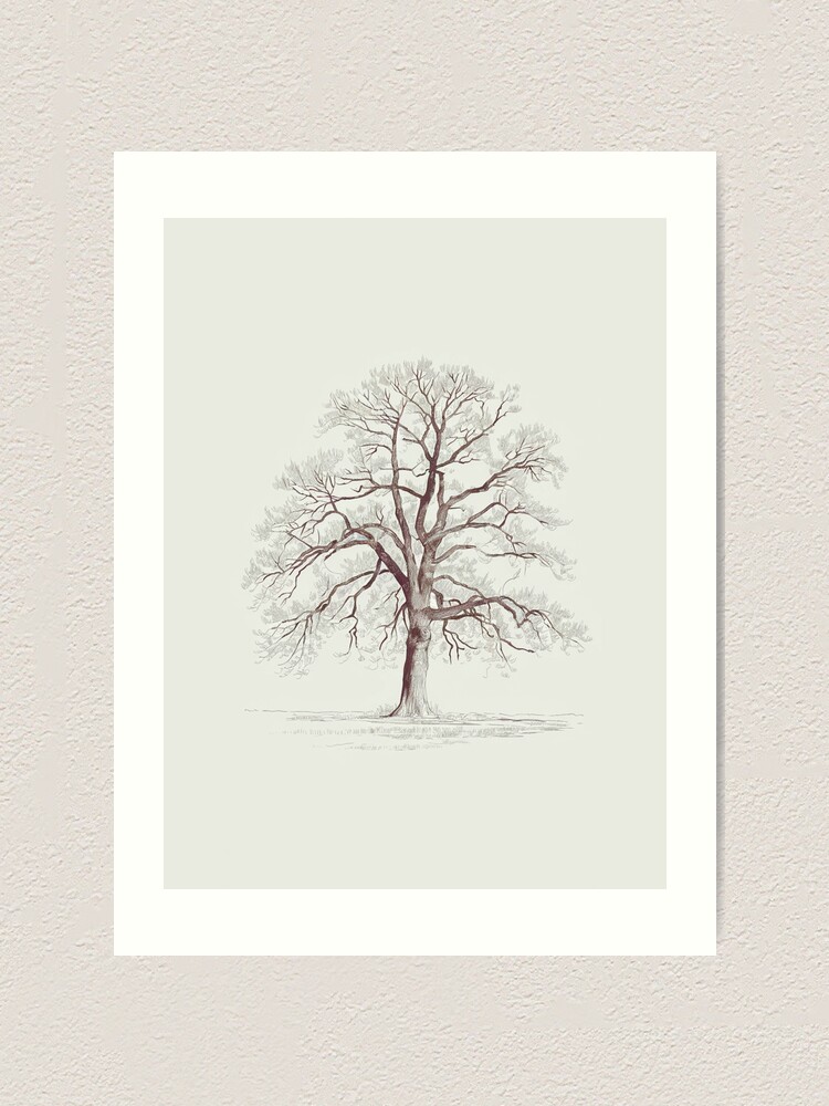 Thumbnail 1 of 3, Art Print, Bare Tree designed and sold by Patricks-Art.