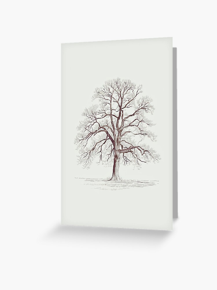 Thumbnail 1 of 2, Greeting Card, Bare Tree designed and sold by Patricks-Art.