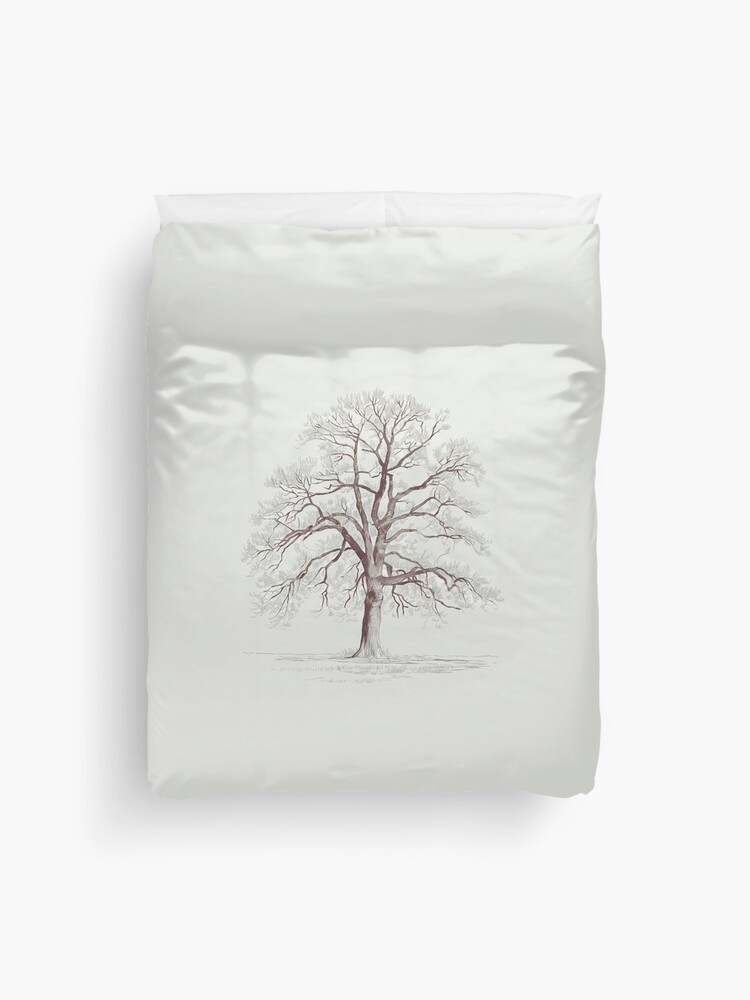 Thumbnail 1 of 2, Duvet Cover, Bare Tree designed and sold by Patricks-Art.