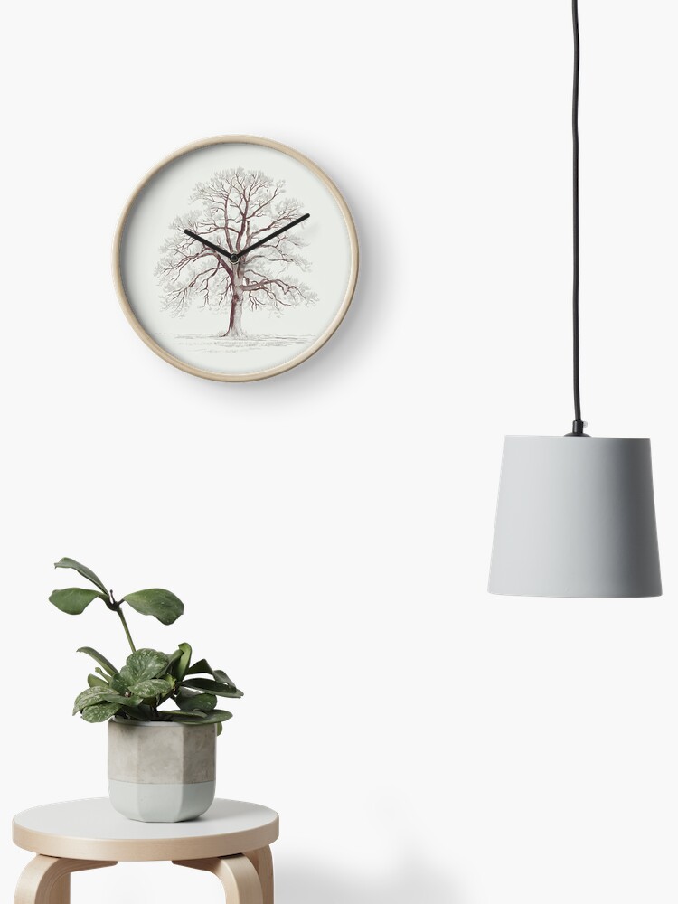 Thumbnail 2 of 4, Clock, Bare Tree designed and sold by Patricks-Art.