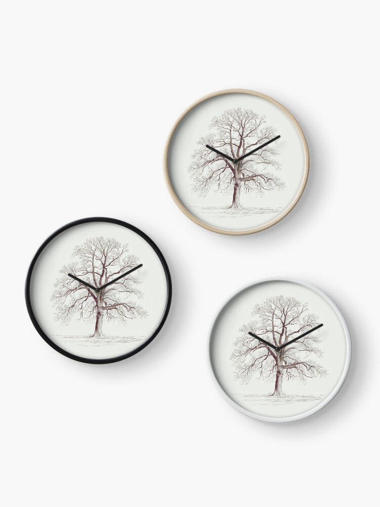 Thumbnail 3 of 4, Clock, Bare Tree designed and sold by Patricks-Art.