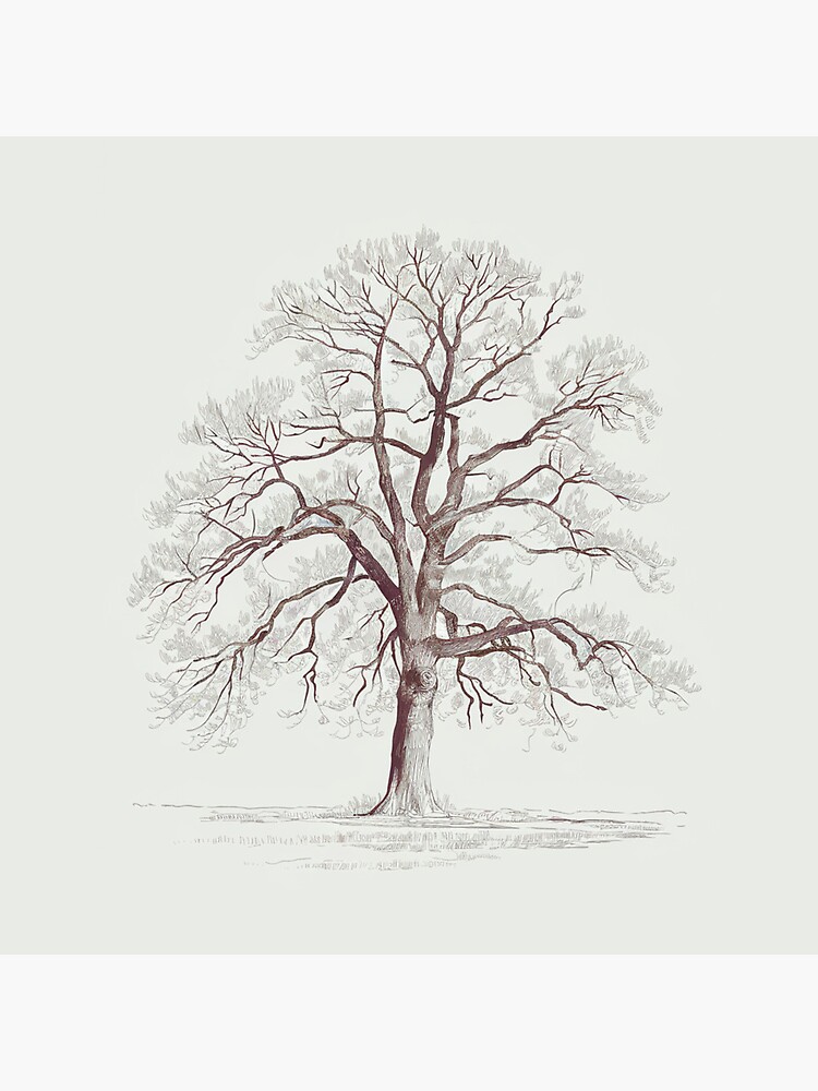 Thumbnail 4 of 4, Clock, Bare Tree designed and sold by Patricks-Art.