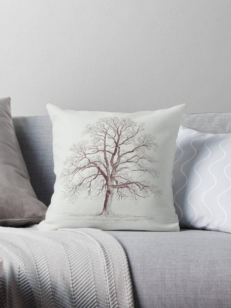 Thumbnail 1 of 4, Pillow, Bare Tree designed and sold by Patricks-Art.