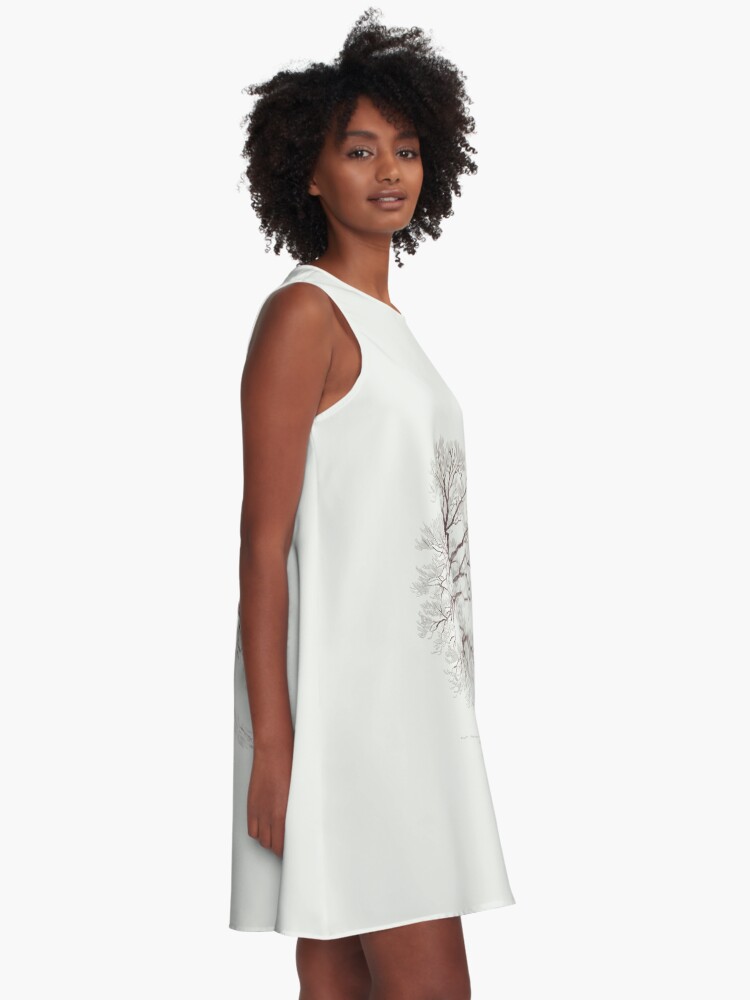 Thumbnail 2 of 4, A-Line Dress, Bare Tree designed and sold by Patricks-Art.