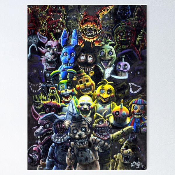 Item preview, FNAF - The Night Shift designed and sold by DontaeRiceArt.