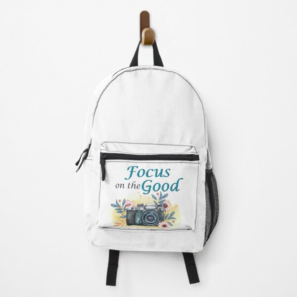Item preview, Focus On The Good - Inspirational Gifts With Watercolor Camera And Flowers designed and sold by kassiekewl.