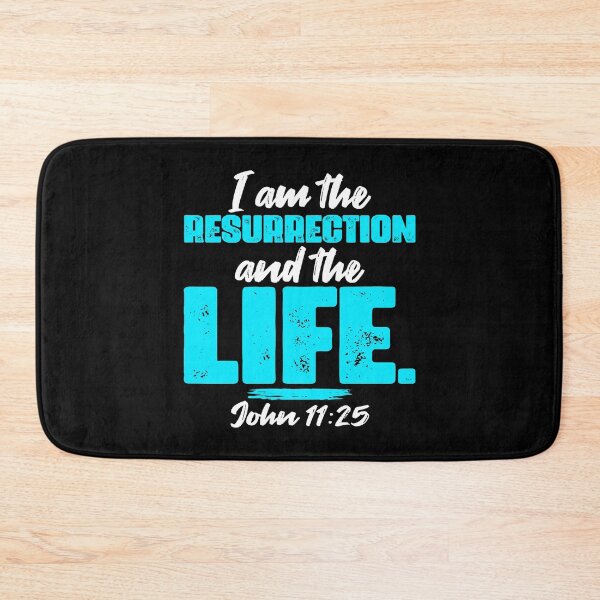 Item preview, John 11:25 I Am The Resurrection And The Life designed and sold by plushism.
