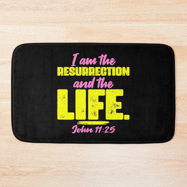 Item preview, John 11:25 I Am The Resurrection And The Life designed and sold by plushism.