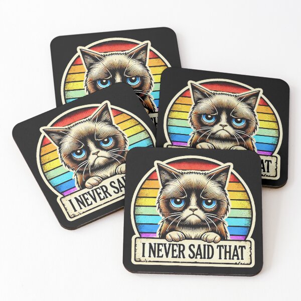 Item preview, I Never Said That Angry Cat designed and sold by plushism.
