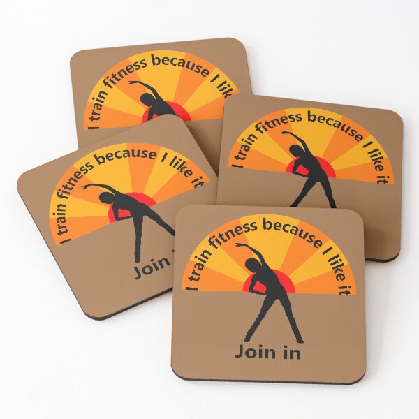 Item preview, Sport - I train fitness because I like it - join me designed and sold by mikistudio.