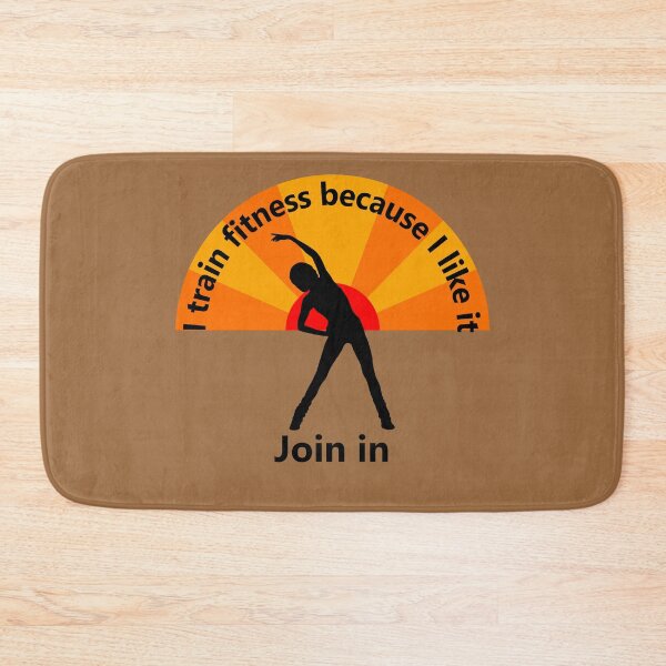 Item preview, Sport - I train fitness because I like it - join me designed and sold by mikistudio.