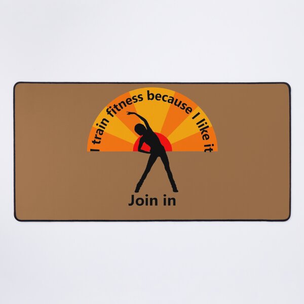 Item preview, Sport - I train fitness because I like it - join me designed and sold by mikistudio.