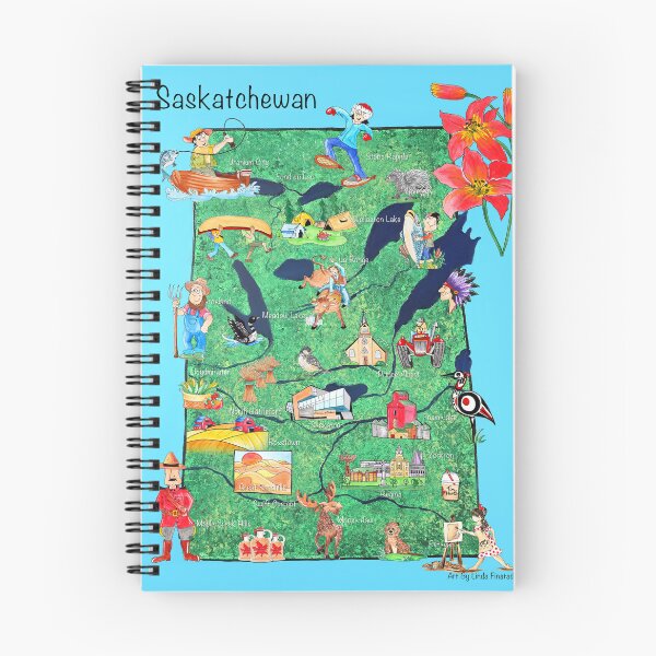 Item preview, Saskatchewan Funfinder map designed and sold by Linda Finstad.