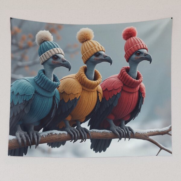Item preview, Three Funny Vultures designed and sold by M-Y-A-R-T-.