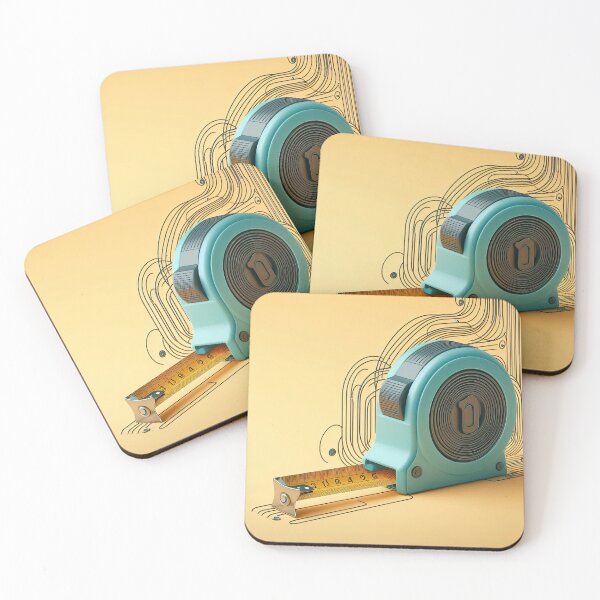 Item preview, Tape Measure Minimalism Art Style designed and sold by artofuniverse.