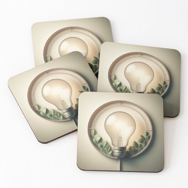 Item preview, Light Bulb Minimalism Art Style designed and sold by artofuniverse.