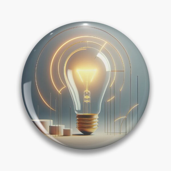 Item preview, Light Bulb Minimalism Art Style designed and sold by artofuniverse.